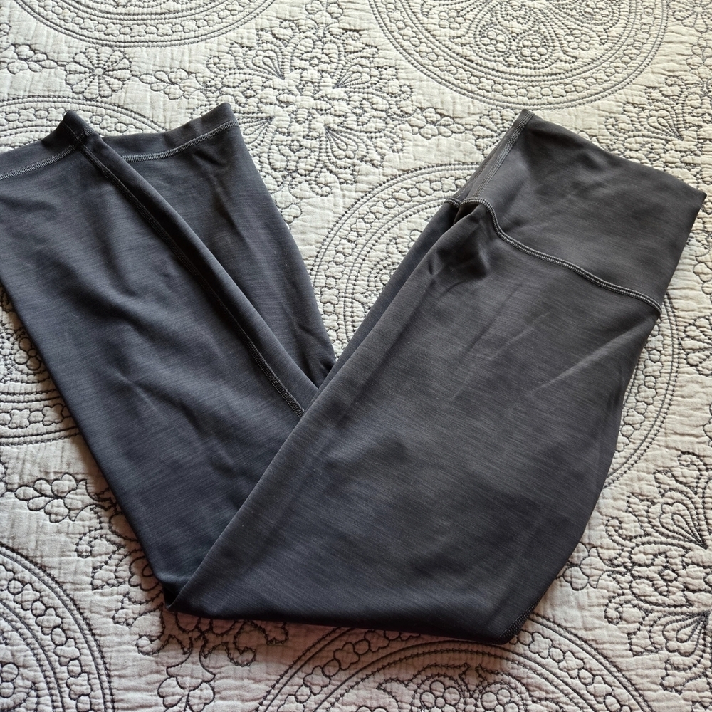 Lululemon Wunder Train High-Rise Tight Size 10 Heathered Graphite Grey Color